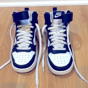Boys Youth Nike Kids Court Borough 2 High Tops